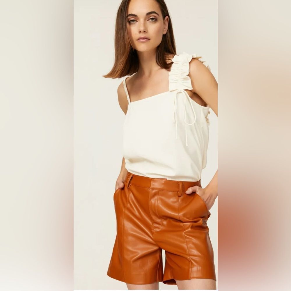 Jason Wu Leather Shorts Size 2